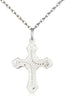 Sterling Silver Cross Pendant on a Sterling Silver Chain LC - Unique Catholic Gifts