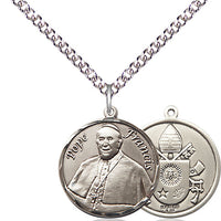 Sterling Silver Pope Francis Pendant on a Sterling Silver Chain - Unique Catholic Gifts