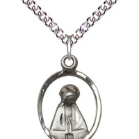 Sterling Silver Madonna Pendant on Sterling Silver Chain - Unique Catholic Gifts
