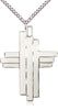 Sterling Silver Cross Pendant on Sterling Silver Chain - Unique Catholic Gifts