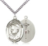 Sterling Silver Pope Benedict XVI Pendant on a Sterling Silver Chain - Unique Catholic Gifts