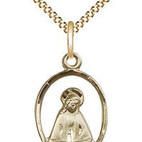 14kt Gold Filled Madonna Pendant on a Gold Filled Chain - Unique Catholic Gifts
