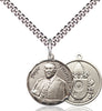 Sterling Silver Pope Francis Pendant on a Sterling Silver Chain - Unique Catholic Gifts