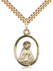 14kt Gold Filled Madonna Pendant on a Gold Filled Chain - Unique Catholic Gifts