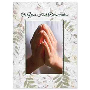 On Your First Reconciliation First Reconciliation Card - Unique Catholic Gifts