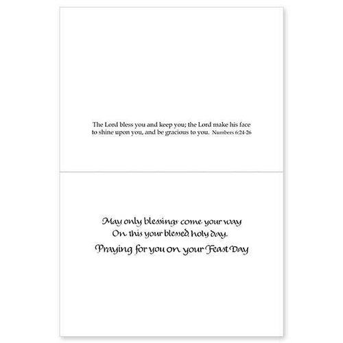 A Blessed Feast Day for You Feast Day Card - Unique Catholic Gifts