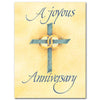 A Joyous Anniversary Wedding Anniversary Card ( 5.93" X 4.38") - Unique Catholic Gifts