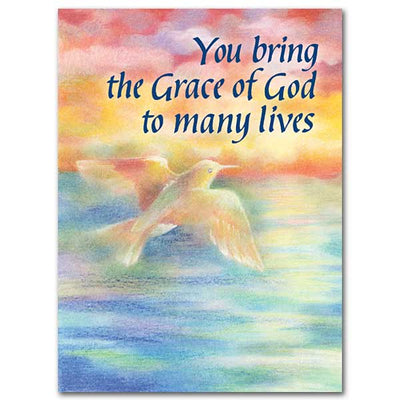 You Bring the Grace of God to Many Lives Birthday Greeting Card - Unique Catholic Gifts