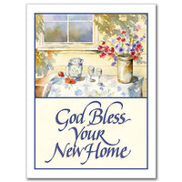 God Bless Your New Home New Home Card (4.375 x 5.9375") - Unique Catholic Gifts