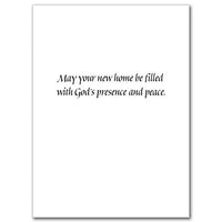 God Bless Your New Home New Home Card (4.375 x 5.9375") - Unique Catholic Gifts