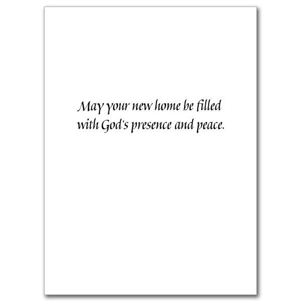 God Bless Your New Home New Home Card - Unique Catholic Gifts
