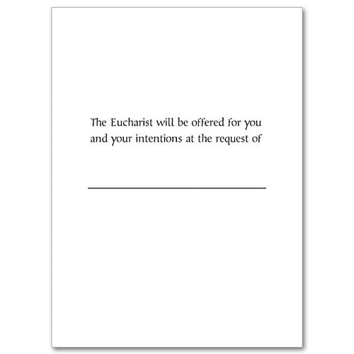 Do This In Remembrance Mass Card, General Intention Greeting Card - Unique Catholic Gifts
