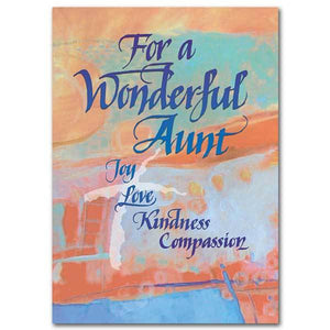 For a Wonderful Aunt Family Birthday Card - Unique Catholic Gifts