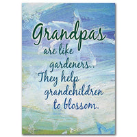 Grandpas Are Like Gardeners Grandpa Birthday Card - Unique Catholic Gifts