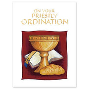 On Your Priestly Ordination Ordination Congratulations Card - Unique Catholic Gifts