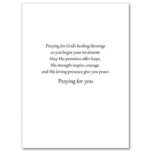 As You Begin Treatment Christian Care Card - Unique Catholic Gifts