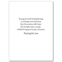 As You Begin Treatment Christian Care Card - Unique Catholic Gifts