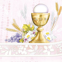 God's Blessings Dear Niece on Your First Communion Greeting Card - Unique Catholic Gifts