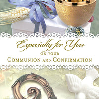 Especially For You On Your Communion and Confirmation Greeting Card - Unique Catholic Gifts