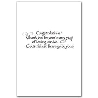 On Your 50th Jubilee of Religious Life Religious Profession Anniversary Card (5.5 x 8") - Unique Catholic Gifts