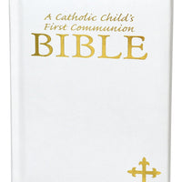 A Catholic Child's First Communion Bible (White) - Unique Catholic Gifts