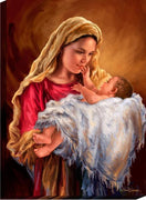 "God's Loving Touch" Canvas Print 10" X 14 3/4" - Unique Catholic Gifts