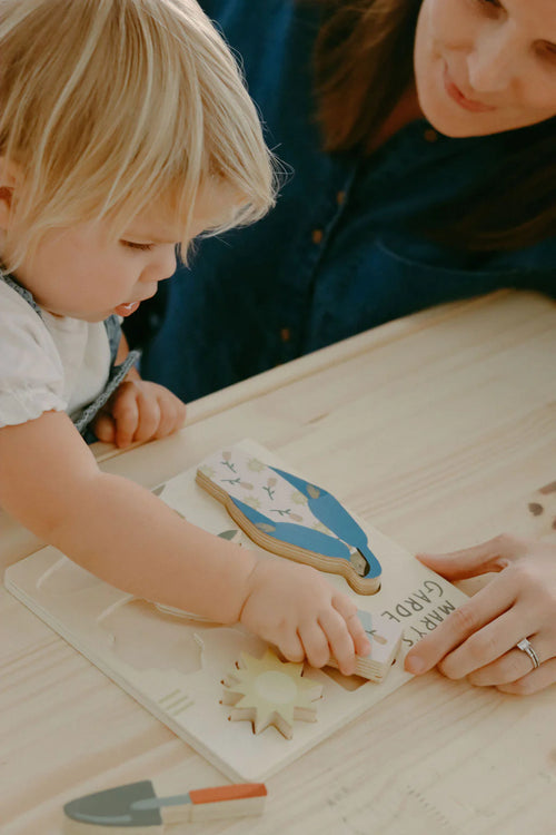Mary's Garden Wooden Puzzle - Unique Catholic Gifts