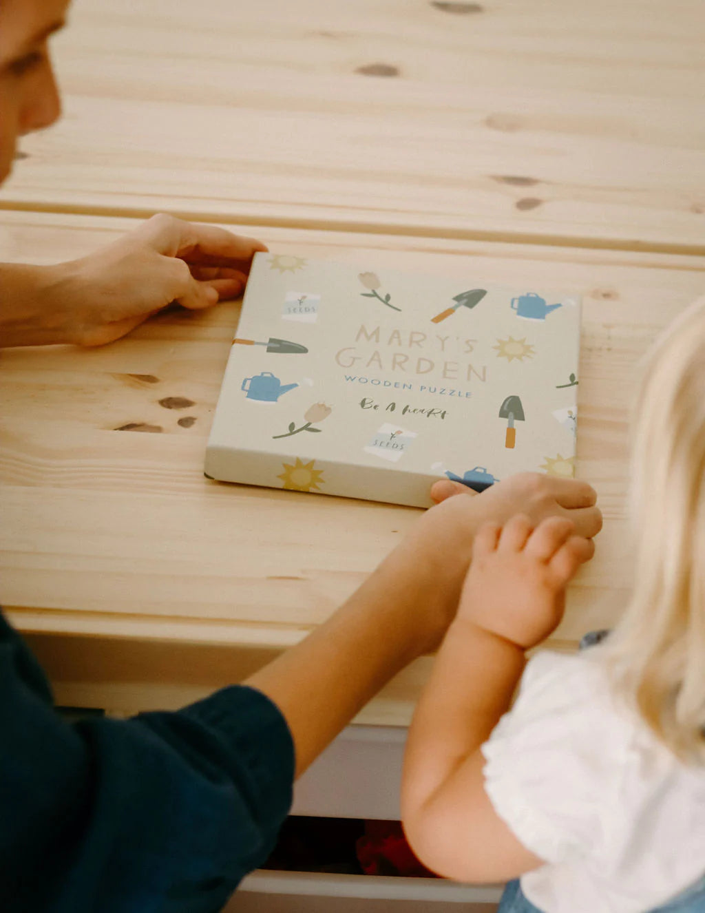 Mary's Garden Wooden Puzzle - Unique Catholic Gifts