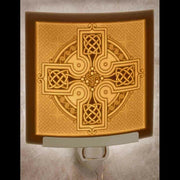 Celtic Cross Night Light Curved 5.5 x 2.25" - Unique Catholic Gifts