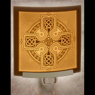 Celtic Cross Night Light Curved 5.5 x 2.25