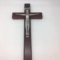 Cherry Wood Crucifix (12") - Unique Catholic Gifts