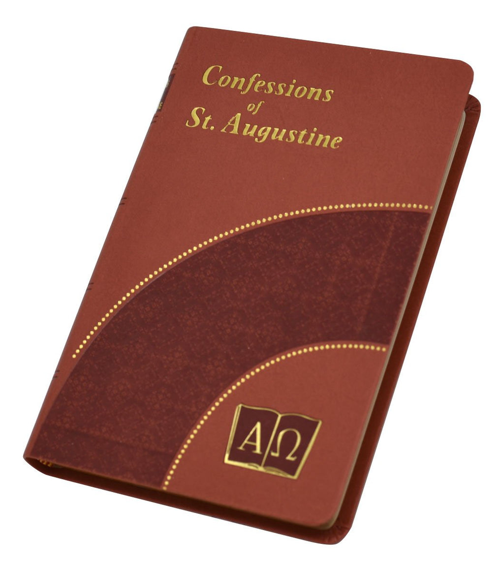 Confessions of St. Augustine (Burgundy) - Unique Catholic Gifts