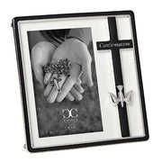 Confirmation Frame Black with Cross and Holy Spirit Dove (7 1/2") for 4x6 picture - Unique Catholic Gifts