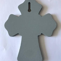 "Confirmed in Christ" 6"X8" Beautiful Wood Art Cross - Unique Catholic Gifts