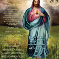 12 Promises of the Sacred Heart of Jesus LED Candle - Unique Catholic Gifts