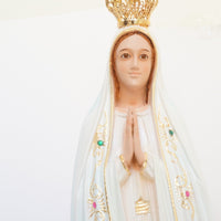 Our Lady of Fatima Statue 17" - Unique Catholic Gifts