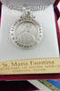 Silver Saint Faustina Medal (L600FA) - Unique Catholic Gifts