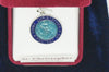 Blue Enamel over Sterling Silver Saint Christopher Round Medal - Unique Catholic Gifts