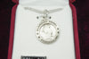 Sterling Silver Guardian Angel Medal 5/8" - Unique Catholic Gifts