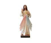 Divine Mercy Hand Carved Hand Painted Wood Statue 5 1/2 " by Dolfi - Unique Catholic Gifts