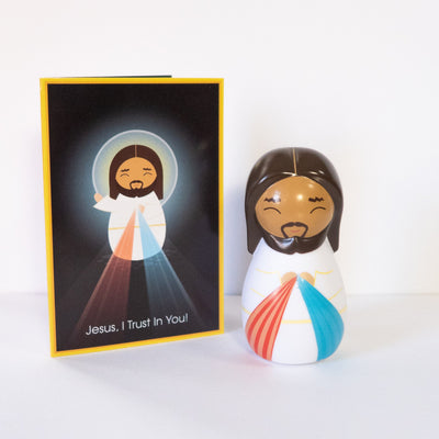Divine Mercy Shining Light Doll - Unique Catholic Gifts