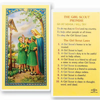The Girl Scout Promise Holy Card - Unique Catholic Gifts