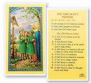 The Girl Scout Promise Holy Card - Unique Catholic Gifts