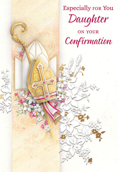 Especially for You Daughter on Your Confirmation Day Greeting Card - Unique Catholic Gifts