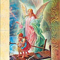 Biography Card of Guardian Angel - Unique Catholic Gifts
