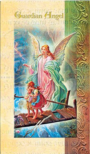 Biography Card of Guardian Angel - Unique Catholic Gifts