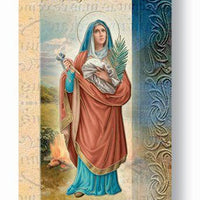 Biography Card of St. Agatha - Unique Catholic Gifts