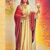 Biography Card of St. Barbara - Unique Catholic Gifts