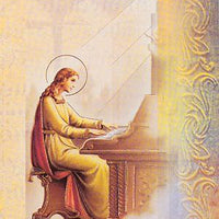 Biography Card of St. Cecilia - Unique Catholic Gifts