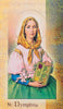 Biography Card of St. Dymphna - Unique Catholic Gifts